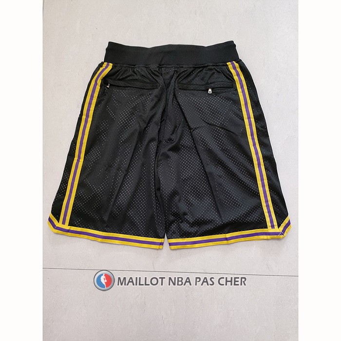 Short Los Angeles Lakers Kobe Bryant 24 Mamba Noir